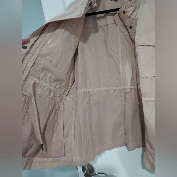 Style & Co Light Pink Zip-Up Drawstring-Waist Field Jacket in Size XL ExtraLarge - Picture 9 of 11